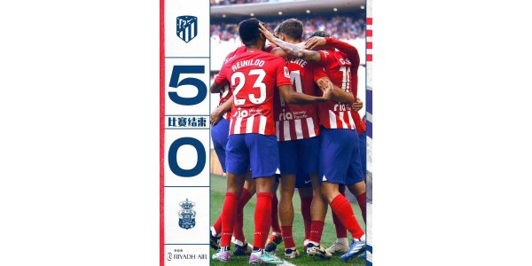 El Atlético de Madrid venció 5-0 a Las Palmas, los cuartos de final de la Liga de Campeones están a punto de comenzar